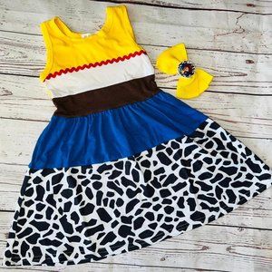 Jessie Dress Toy Story Dress and bow